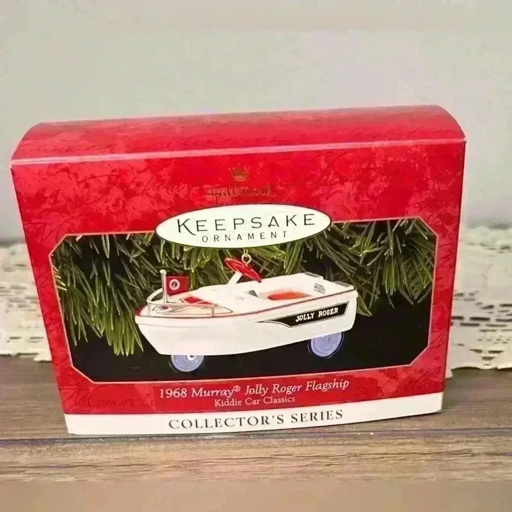 Hallmark NEW 1999 Christmas Ornament 1968 Murray Jolly Roger Flagship #6 Series